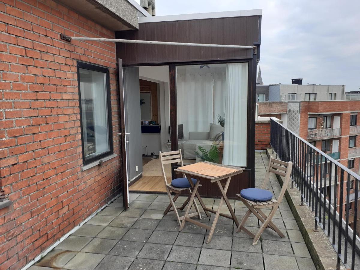 דירות Gezellig Centraal Gelegen Penthouse Oostende מראה חיצוני תמונה